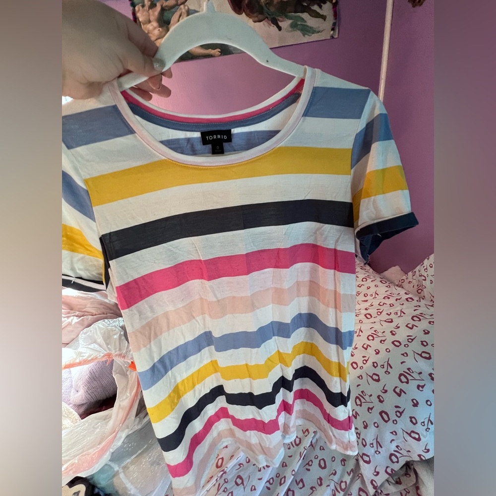 Torrid Striped Tee
